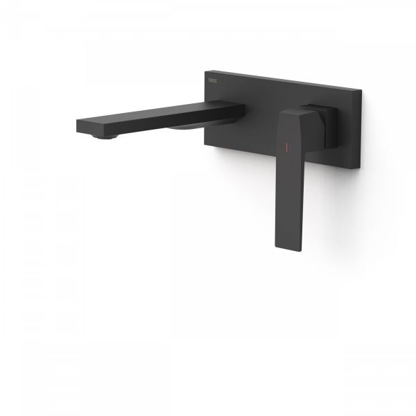 Одноважільний настінний змішувач для умивальника Вилив 180 мм Slim Exclusive 20230011NM