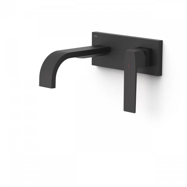 Одноважільний настінний змішувач для умивальника Вилив 180 мм Slim Exclusive 20230013NM