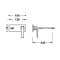 Видима частина для раковини Tres Slim одноважільний 20230032AC нержавіюча сталь