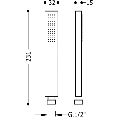 Лійка ручного душу Tres Slim 20263901