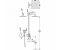Душова система Tres Class-Tres з ручним душем, верхній душ 30х30 см, хром 20528040