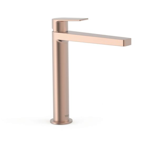 Змішувач для раковини Tres Project-tres COLORS, матове рожеве золото 21120301OPM