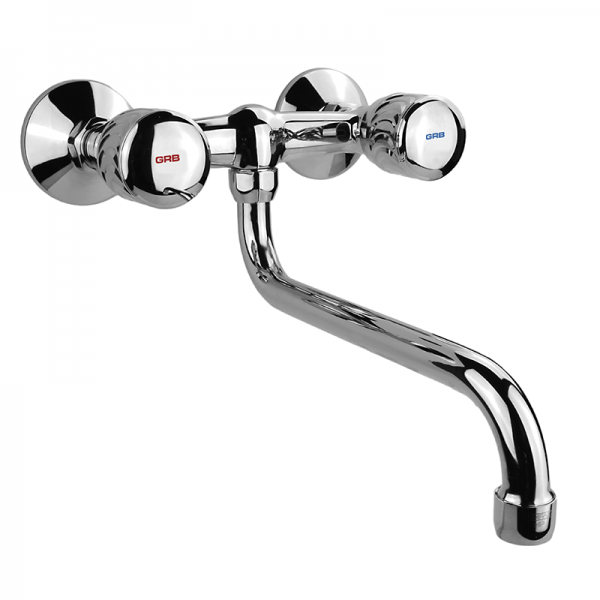 Змішувач для кухні GRB Cocinas двовентильний хром 2112446034