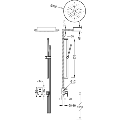 Душова система Tres Project 21198094AC