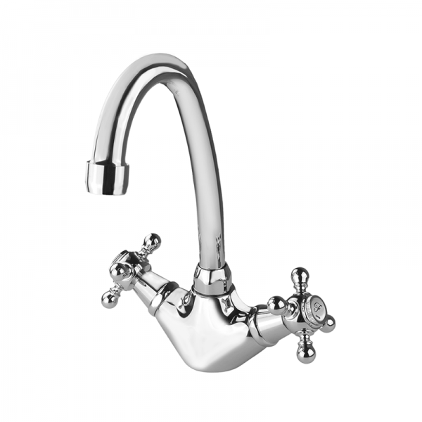 Змішувач для раковини GRB Clasica двовентильний хром 213190