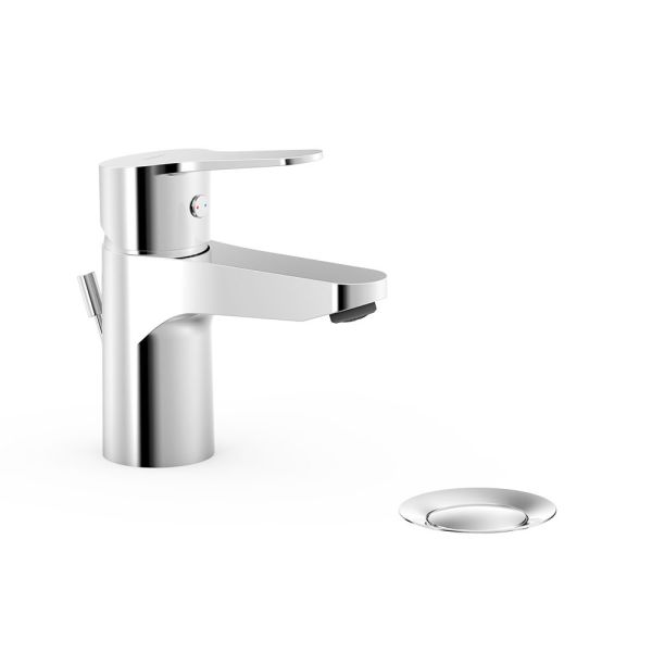 Змішувач для раковини TRES BASE PLUS одноважільний 21510303DA хром з донним клапаном