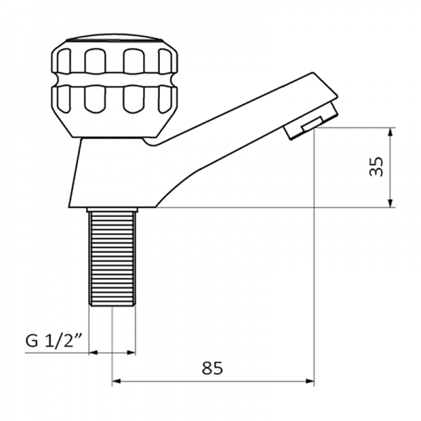 Набір змішувачів для раковини GRB Cocinas одновентильний хром 2250046000