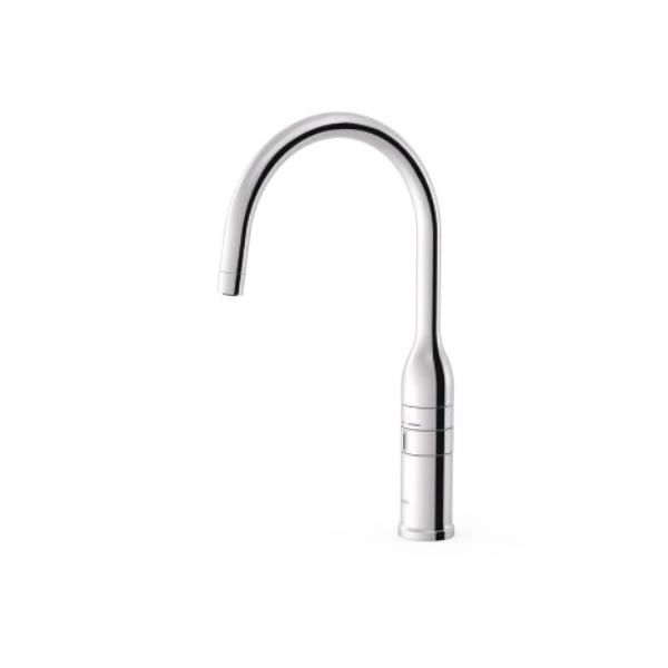 Електронний змішувач для кухні Tres Cocina з поворотним виливом чорний 23044501NM