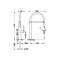 Змішувач для кухні Tres Cocina з гнучким виливом золото 23048701OM