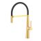 Змішувач для кухні Tres Cocina з гнучким виливом золото 23048702OM