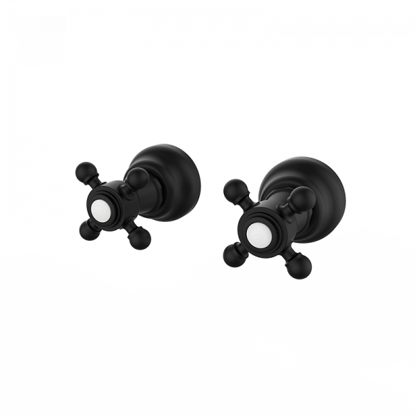 Набір запірних вентилів GRB Clasica вбудовані хром 240220