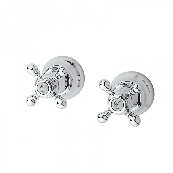 Набір запірних вентилів GRB Clasica вбудовані хром 240290