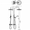 Душова стійка Tres Tres-Сlasic з верхнім та ручним душем 24219101LM