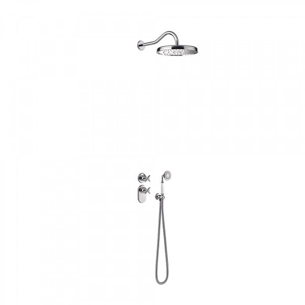 Душова система прихованого монтажу Tres Tres-Сlasic з термостатом верхнім та ручним душем 24235202