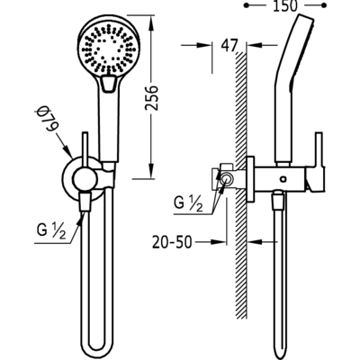 Набір для душу Tres Study Exclusive 26212301