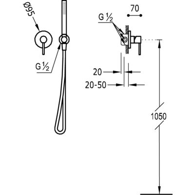 Набір для душу Tres Study Exclusive 26217792