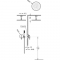 Душова система із вбудованим змішувачем Tres Study Exclusive 26218080