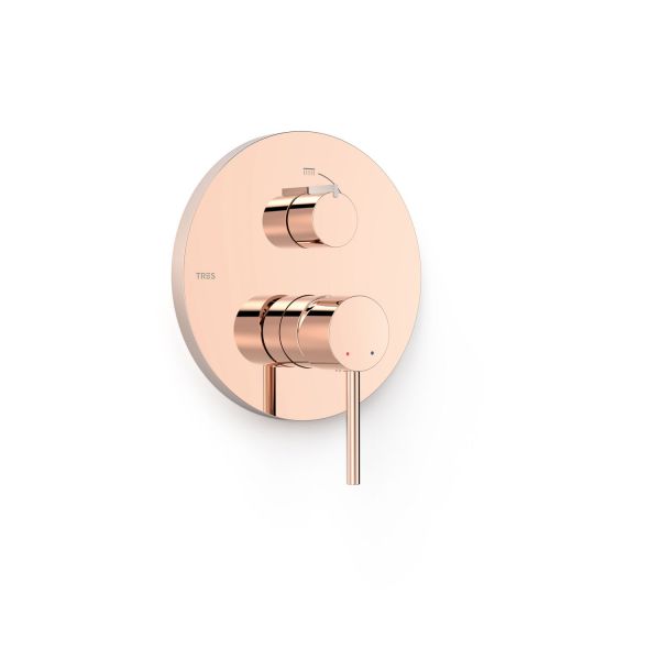 Накладка для врізного 2-way Rapid-box Tres Study Exclusive колір рожеве золото 26228110OP