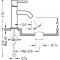 Одноважільний змішувач для раковини з донним клапаном Tres Study Exclusive 26290301ACD