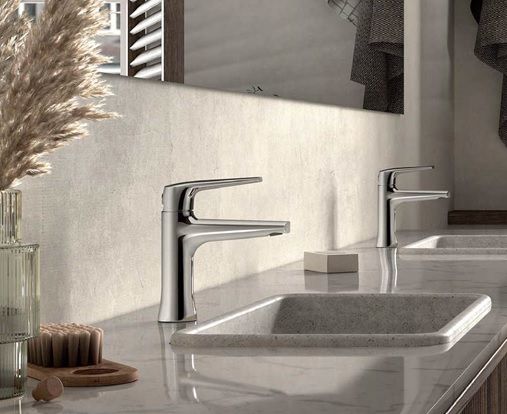 Змішувач для умивальника FUJI одноручковий хром 28110301