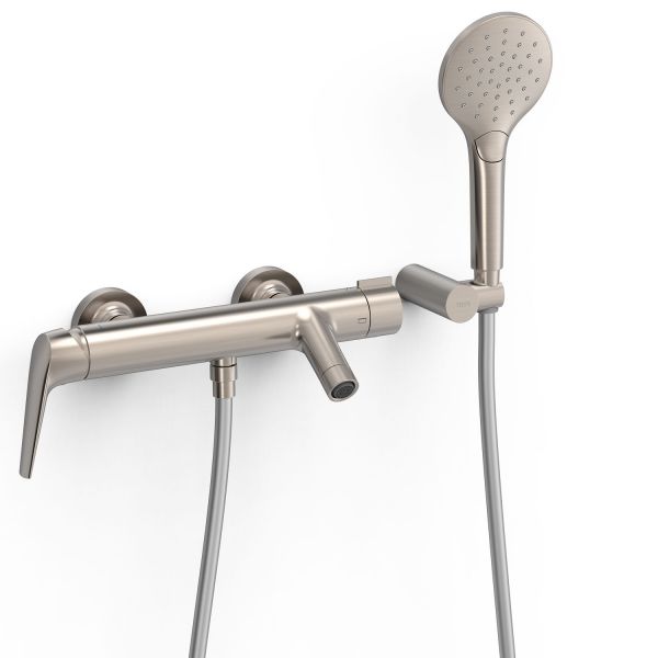 Змішувач FUJI Настінний одноручковий для ванни і душа нержавіюча сталь 28117001AC