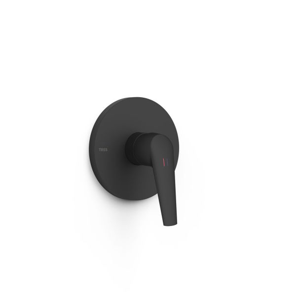 Видима частина Tres одноважільний Rapid-box 28127810NM чорний матовий