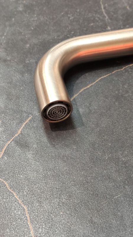 Змішувач для умивальника Fuji Tres сталь 28144701AC