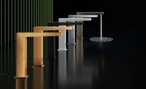 Електронний кран для умивальника одноструминний з інфрачервоним датчиком Slim Exclusive 20261302NM