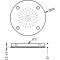 Верхній душ Tres Showers (D600мм) 29995701