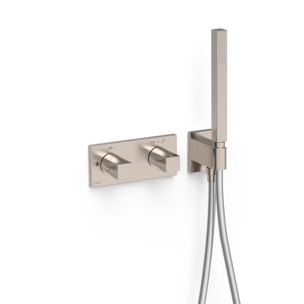 Термостатичний змішувач на 2 споживача Tres B-system, нержавіюча сталь 30725201AC