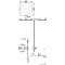 Термостатичний душовий комплект прихованого монтажу Tres B-system, хром 30725206