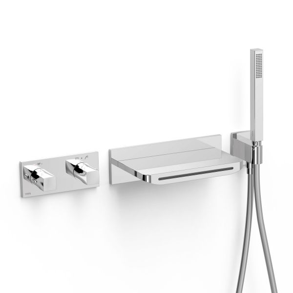 Термостатичний змішувач для ванни і душу на 2 споживача Tres B-system, хром 30725207