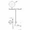 Термостатичний душовий комплект прихованого монтажу Tres B-system, нержавіюча сталь 30735206AC