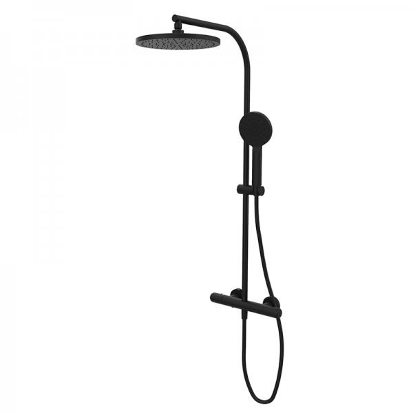 Душова стійка для душу GRB E-Plus фіксована з термостатом чорний 35425320XL