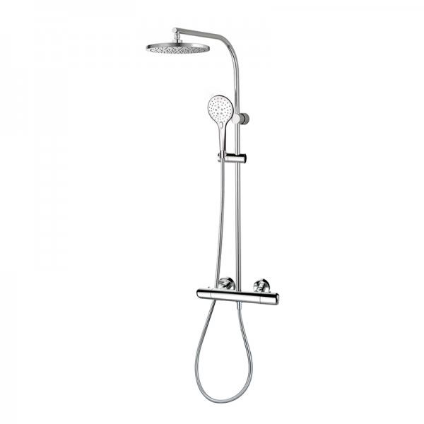 Душова стійка для душу GRB E-Plus фіксована з термостатом хром 35425350