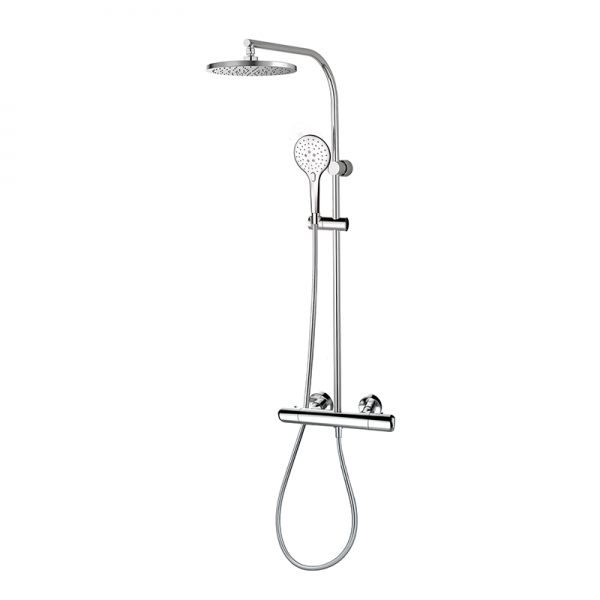 Душова стійка для душу GRB E-Plus фіксована з термостатом хром 35425350XL