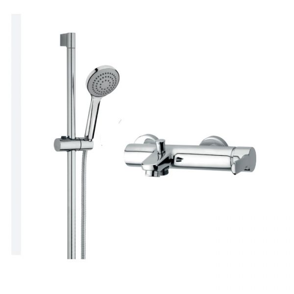 Змішувач для ванни Tender 40228400 в комплекті з ручним душем.