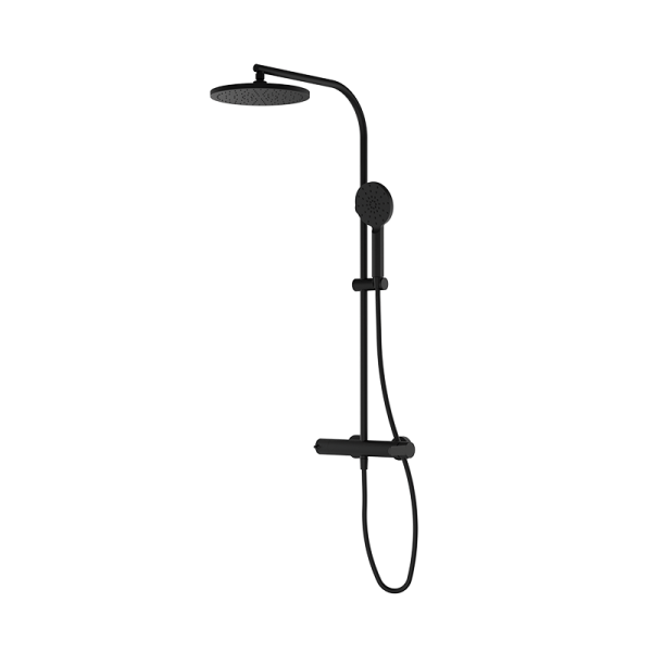 Душовий комплект з душовою колоною minimal Black Epoxy – TENDER 40340122DRY