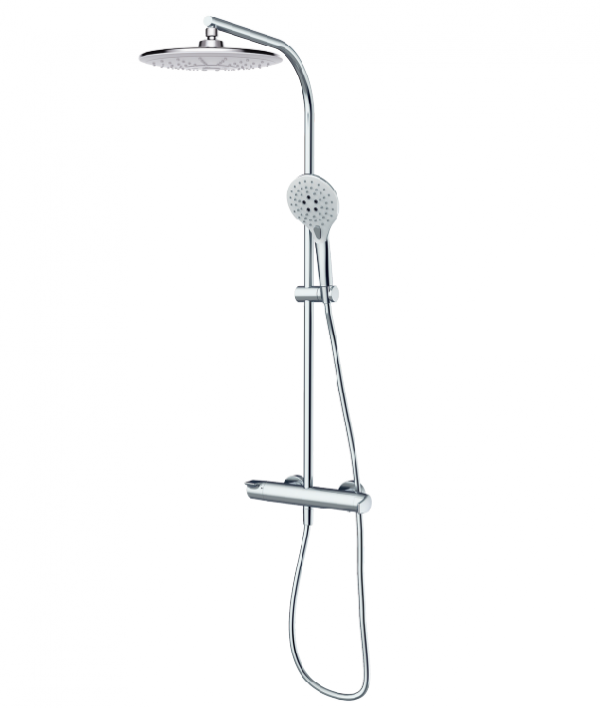 Душова система GRB E-Dry з фіксованою стійкою хром 40440400XL