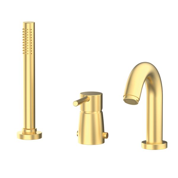 Змішувач для ванни GRB Time Brushed Gold PVD 46232488