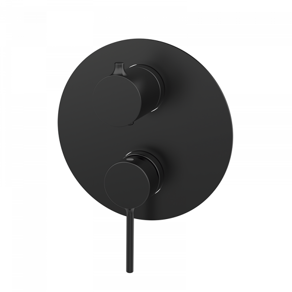 Видима частина змішувача для ванни та душу GRB Time прихованого монтажу колір чорний 47048492 PVD