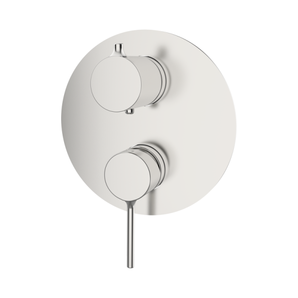 Змішувач для ванни та душу GRB Time прихованого монтажу на 2 споживачі, нержавіюча сталь 47135493 PVD