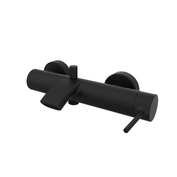 Змішувач для ванни та душу GRB Time колір чорний 47208422