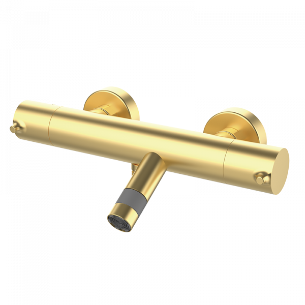 Термостатичний змішувач для ванни з душем GRB Time, золото матовий 47215488 PVD