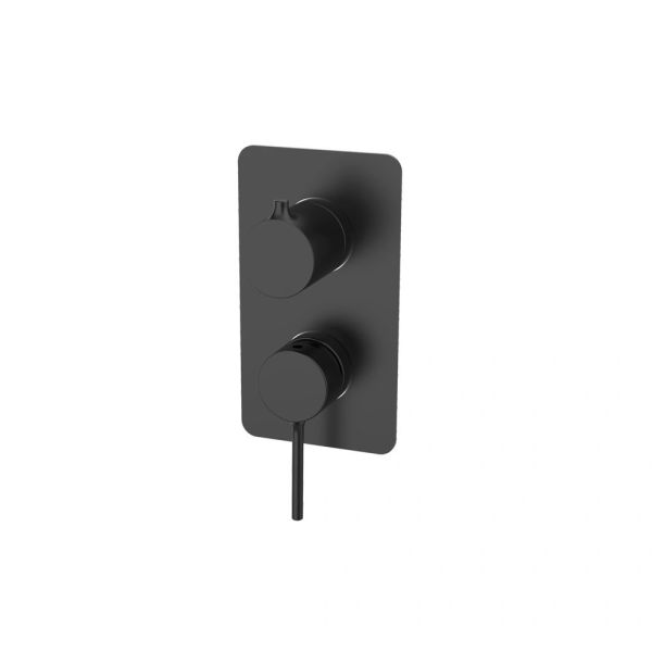 Змішувач прихованого монтажу GRB Time 2 споживачі чорний PVD 47335492