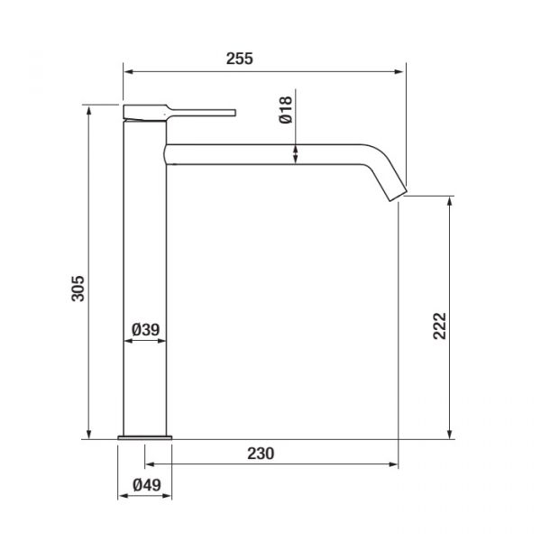 Змішувач для умивальника Time Male 47511470