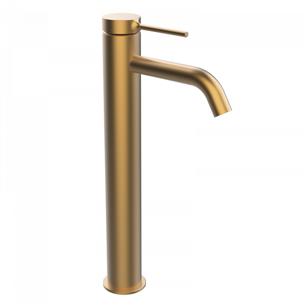 Змішувач для раковини GRB Time XXL Male бронза 47513455 PVD вилив 230 мм з донним клапаном