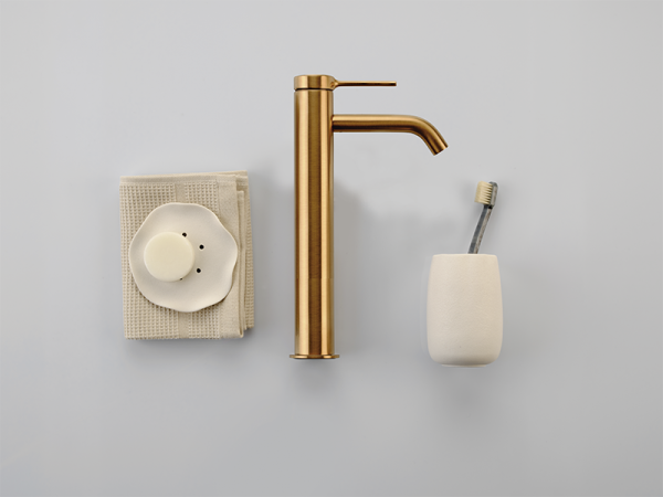 Змішувач для раковини GRB Time XXL Male бронза 47550455 PVD вилив 125 мм