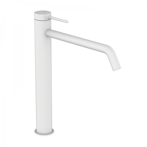 Змішувач для раковини GRB Time XXL одноважільний з донним клапаном білий 47552471