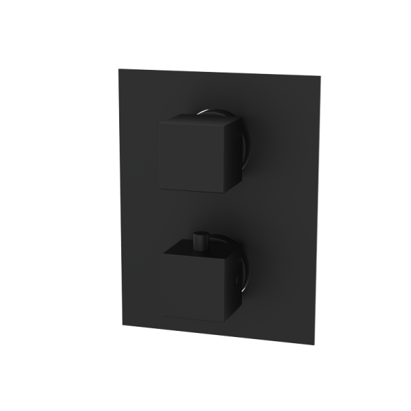 Накладна частина вбудованого змішувача прихованого монтажу GRB Kala Epoxy Black 60557020